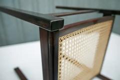 Joaquim Tenreiro Set of 8 Brazilian Modern Chairs in Hardwood Cane by Joaquim Tenreiro 1960s - 3299030