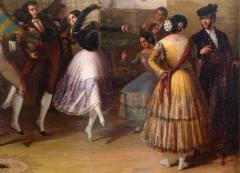 Joaquin Dominguez Becquer Dancers in a Courtyard - 4398344