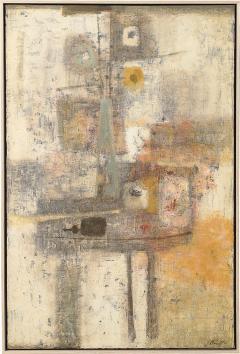 Joe Caroff MC Abstract Color Field Still Life entitled Foyer in Oil On Canvas Joe Caroff - 4623384