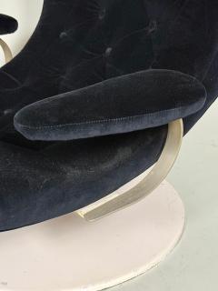 Joe Colombo 2 Rare Prototype Italian Organic Modern Swivel Lounge Chairs Joe Colombo 1970 - 4222413