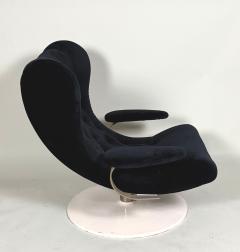Joe Colombo 2 Rare Prototype Italian Organic Modern Swivel Lounge Chairs Joe Colombo 1970 - 4222424
