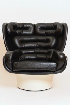 Joe Colombo Black and White Elda Chair by Joe Colombo Italy c 1960 - 1089350