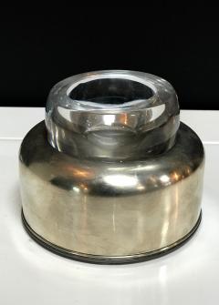 Joe Colombo Glass Ashtray and Metal Joe Colombo Biglia - 542543