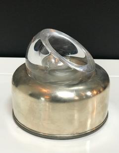 Joe Colombo Glass Ashtray and Metal Joe Colombo Biglia - 542544
