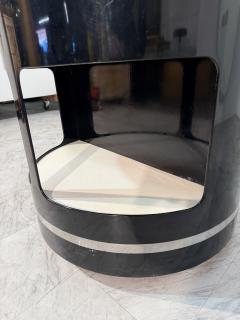 Joe Colombo Joe Colombo Black Lacquer Bar Cabinet Italy 1970s - 4206559