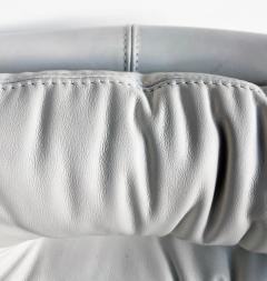 Joe Colombo Joe Colombo Elda Swivel Chair Fratelli Longhi White Leather 4 Available - 4554922