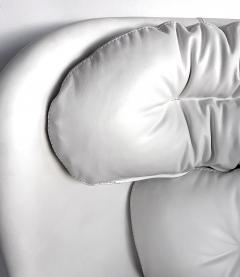 Joe Colombo Joe Colombo Elda Swivel Chair Fratelli Longhi White Leather 4 Available - 4554924