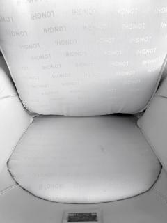 Joe Colombo Joe Colombo Elda Swivel Chair Fratelli Longhi White Leather 4 Available - 4554930