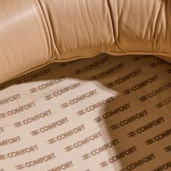 Joe Colombo Joe Colombo for Comfort Model 1005 Fiberglass and Leather Elda Lounge Chair - 4572573