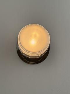 Joe Colombo Pair of Joe Colombo Black Fresnel Glass Metal Wall Lamps for Oluce - 4473947