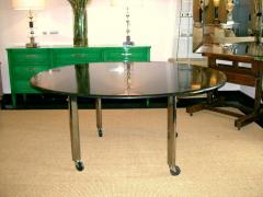 Joe D urso Joe Durso for KNOLL International Black Granite Top Round Dining Table - 4619976