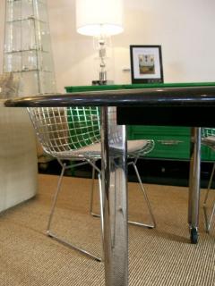 Joe D urso Joe Durso for KNOLL International Black Granite Top Round Dining Table - 4619989