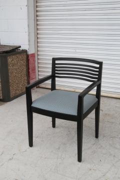 Joe Linda Ricchio Set of 4 Ebonized Knoll Ricchio Chairs - 3028421