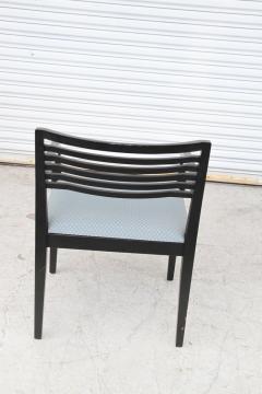 Joe Linda Ricchio Set of 4 Ebonized Knoll Ricchio Chairs - 3028425