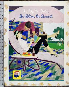 Joe de Mers Pepsi advertisement Mid Century Original Artwork Golden Age of Illustration - 4600092