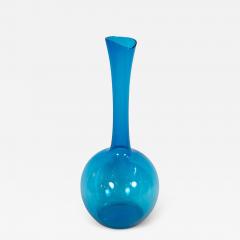 Joel Philip Myers Massive Blue Glass Elongated Vase - 2692700