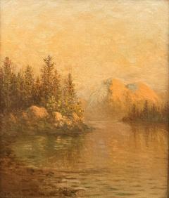 Johan Christian Olsen Hammerstad Mountainous Lake Landscape Norway  - 4787963