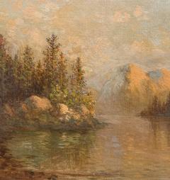 Johan Christian Olsen Hammerstad Mountainous Lake Landscape Norway  - 4787966