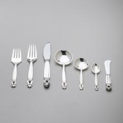 Johan Rohde George Jensen Sterling Silver Seven Piece Place Setting Flatware Service for 12 - 178061