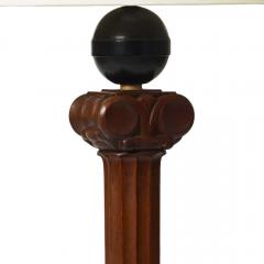 Johan Rohde Table lamp in finely carved mahogany by Johan Rohde - 1041934