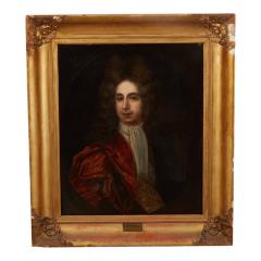 Johan Van Diest Antique 18th C Portrait of a Gentleman in Red Attr To Johan Van Diest - 4342665