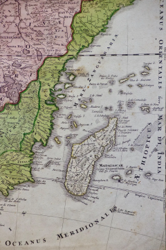 Johann Baptist Homann 18th Century Hand Colored Homann Africa Map Totius Africae Nova Representatio  - 2684765