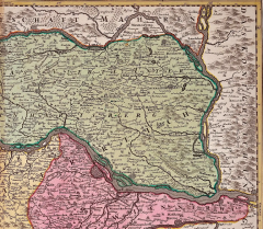 Johann Baptist Homann Hand Colored 18th Century Homann Map of Austria Including Vienna the Danube - 2694955