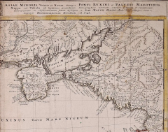 Johann Baptist Homann Hand Colored 18th Century Homann Map of the Black Sea Turkey and Asia Minor - 2765300