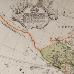 Johann Baptist Homann North and South America An 18th Century Hand colored Map by Johann Homann - 3007935