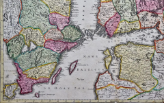 Johann Baptist Homann Sweden Adjacent Portions of Scandinavia A Hand Colored 18th C Map by Homann - 2745029