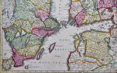 Johann Baptist Homann Sweden and Adjacent Portions of Scandinavia A Hand colored 18th C Homann Map - 2745030