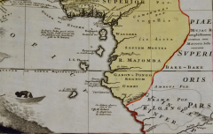 Johann Baptist Homann West Africa Entitled Guinea Propria An 18th Century Hand Colored Homann Map - 2738838