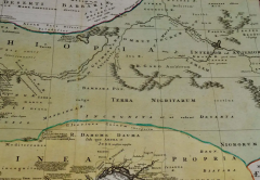 Johann Baptist Homann West Africa Entitled Guinea Propria An 18th Century Hand Colored Homann Map - 2738842