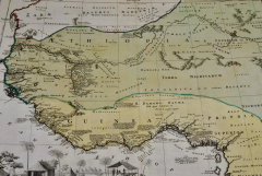 Johann Baptist Homann West Africa Entitled Guinea Propria An 18th Century Hand Colored Homann Map - 2738865