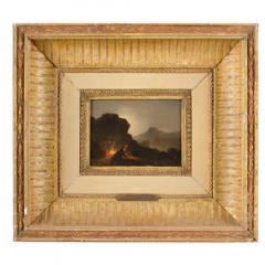 Johann Mongels Culverhouse Johann Mongels Culverhouse DUTCH 1820 1891 Campfire painting - 2170000