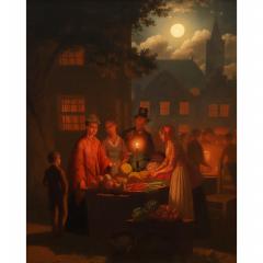 Johann Mongels Culverhouse MOONLIT EVENING MARKET SCENE - 1730450