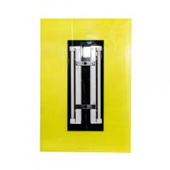 Johanna Grawunder POP ART YELLOW AND BLACK PERSPEX LIGHT PANEL BY JOHANNA GRAWUNDER - 1775938