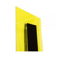 Johanna Grawunder POP ART YELLOW AND BLACK PERSPEX LIGHT PANEL BY JOHANNA GRAWUNDER - 1775942