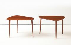 Johannes Aasbjerg Johannes Aasbjerg Triangle Teak Danish Side Tables - 4376137