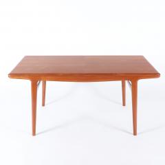 Johannes Andersen A Johannes Andersen mid century modern teak dining table circa 1960 - 3175077