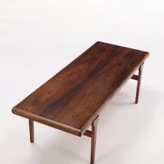 Johannes Andersen A mid century modern Danish rosewood coffee table by Johannes Andersen c 1950  - 3496912