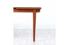 Johannes Andersen Danish Modern Expanding Teak Draw Leaf Dining Table - 2931852