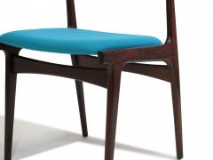 Johannes Andersen Four 4 Johannes Andersen for Uldum Moblefabrik Rosewood Dining Chairs - 4460308
