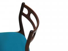 Johannes Andersen Four 4 Johannes Andersen for Uldum Moblefabrik Rosewood Dining Chairs - 4460310