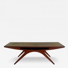 Johannes Andersen Johannes Andersen CFC Silkeb rg Smile Coffee Table 1950s Denmark - 4106925