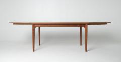 Johannes Andersen Johannes Andersen Danish Modern Teak Draw Leaf Dining Table - 4712663