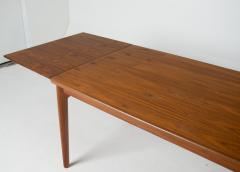 Johannes Andersen Johannes Andersen Danish Modern Teak Draw Leaf Dining Table - 4712668