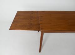 Johannes Andersen Johannes Andersen Danish Modern Teak Draw Leaf Dining Table - 4712688