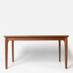 Johannes Andersen Johannes Andersen Danish Modern Teak Draw Leaf Dining Table - 4716571