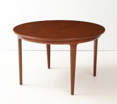 Johannes Andersen Johannes Andersen Danish Teak Dining Table With Two Leaves - 4713439